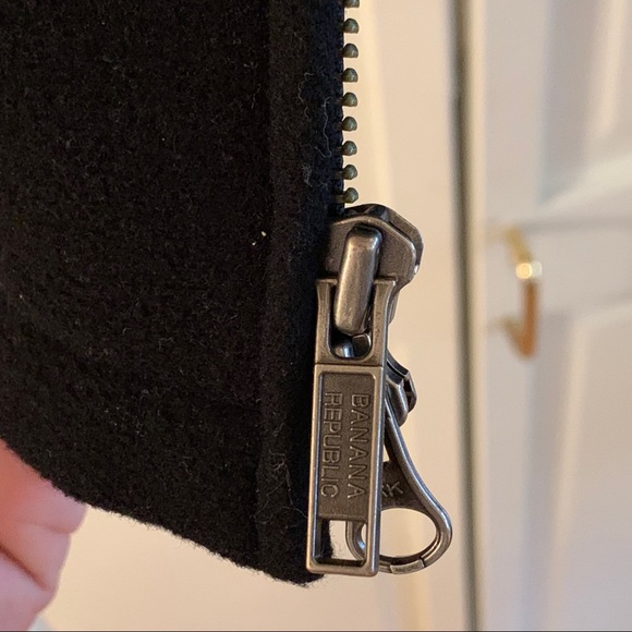 Banana Republic wool winter bomber jacket!! - Picture 7 of 11